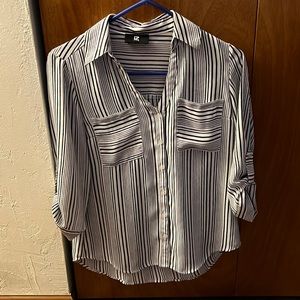 IZ Byer blouse dress top 3/4 sleeve